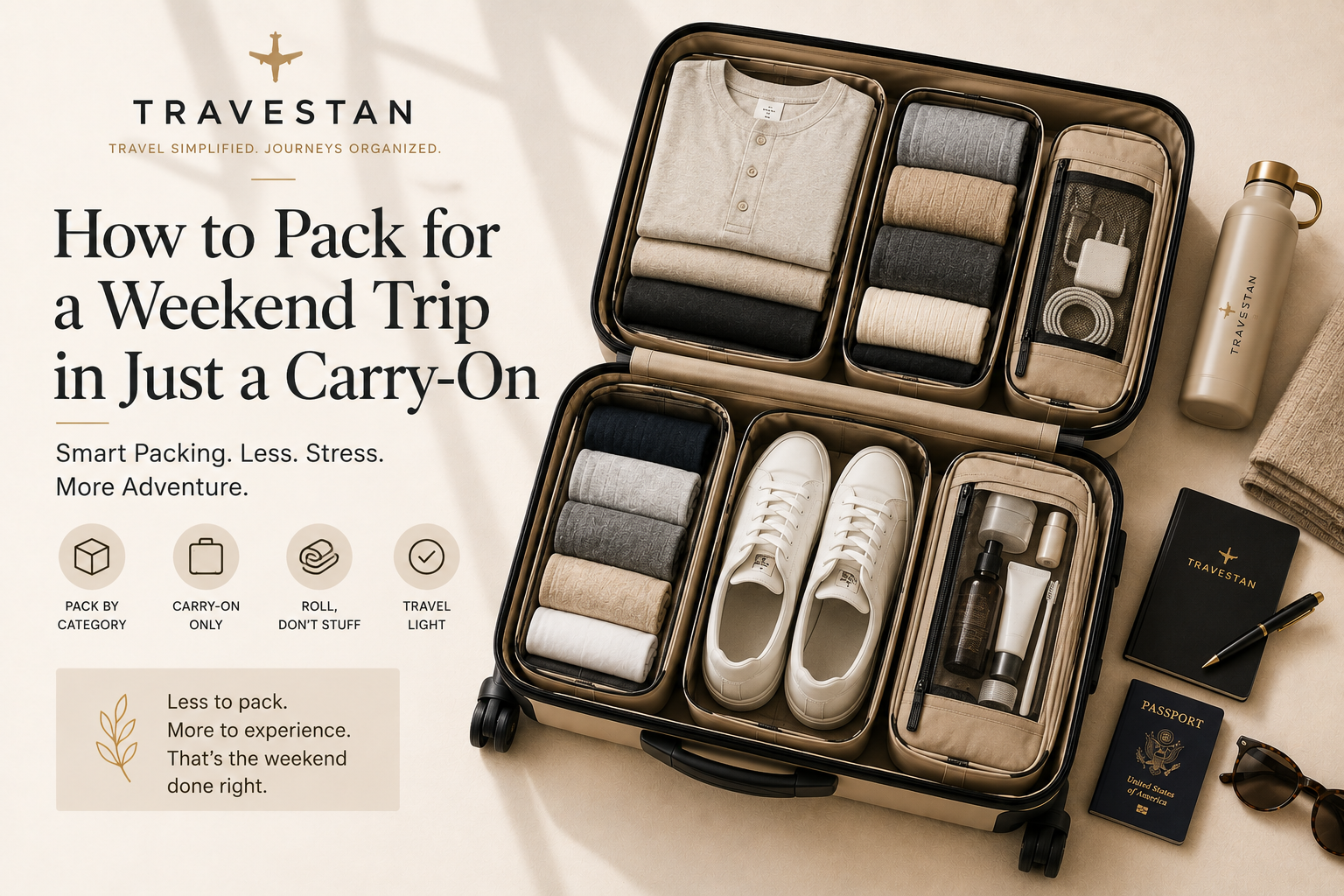 How to pack for a weekend trip in a carry-on — Travestan