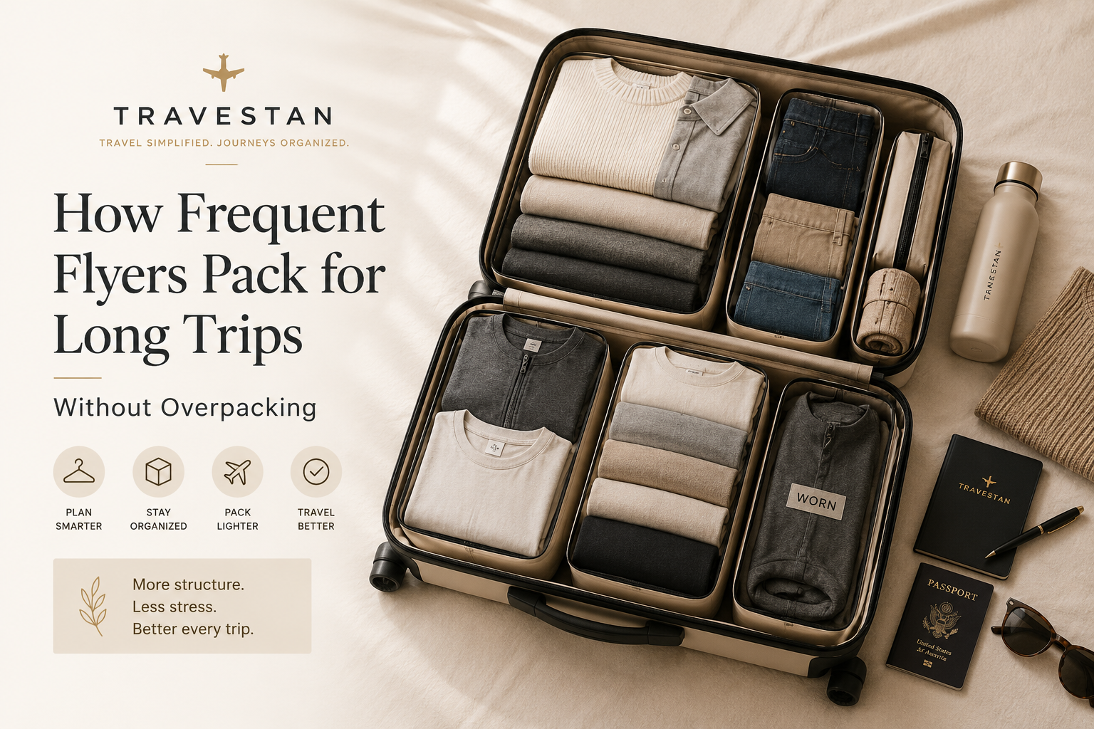 How frequent flyers pack for long trips — Travestan